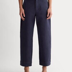 Everlane The Utility Straight-Leg Pant Size 14 Dark Navy